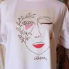 Resprira EL prisa cotton fabric printed on one side, size L