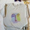 EL dialogo d’El corazon cotton fabric printed on one side, size L